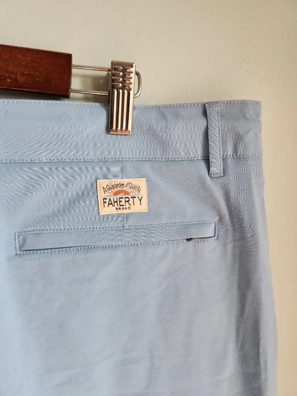 Faherty Shorts Blue 42 Men s All Day Shorts Pockets Performance 9